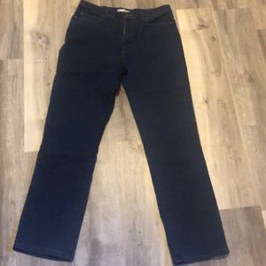 Lee relaxed fit dark wash jeans